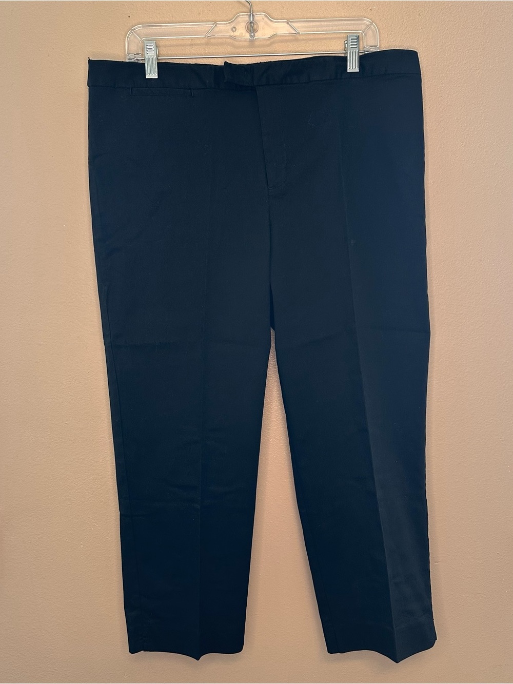 JH Collectibles Black Stretch Pants with Blue Labels